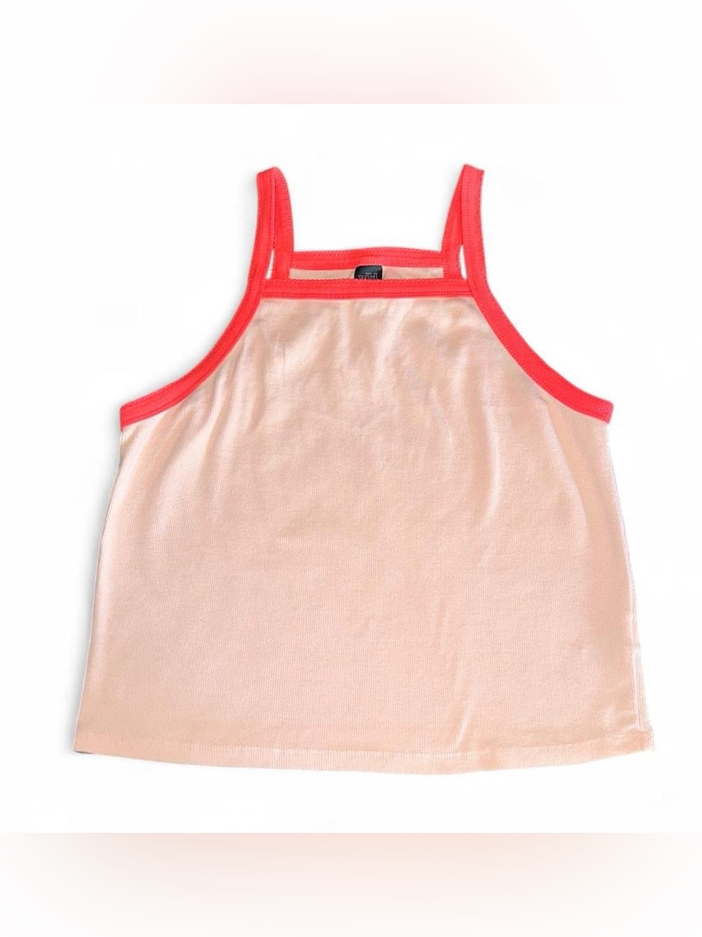wild fable Peach Tank with Coral Trim